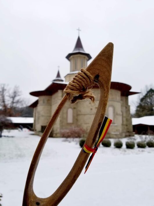 Suveica mamei Ruță, la Mănăstirea Adormirea Maicii Domnului din Rives Junction, Michigan